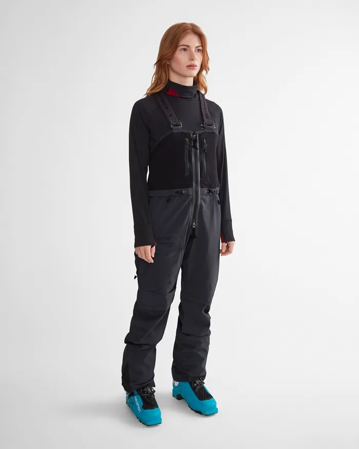 Vidar Alpine Salopette Raven Women Klttermusen Waterproof Pants
