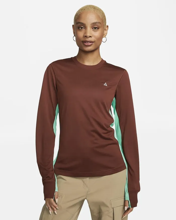 Women Acg DriFit Adv 039Goat Rocks039 Oxen Brownlight Mentabrown Basaltsummit White Nike Tops And TShirts Women Acg DriFit Adv 039Goat Rocks039 Oxen Brownlight Mentabrown Basaltsummit White Nike Tops And TShirts