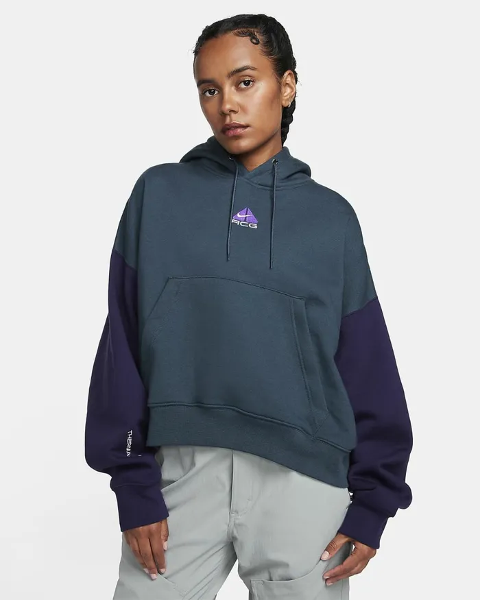 Women Acg ThermaFit Deep Junglepurple Inksummit White Nike Hoodies And Sweatshirts Women Acg ThermaFit Deep Junglepurple Inksummit White Nike Hoodies And Sweatshirts