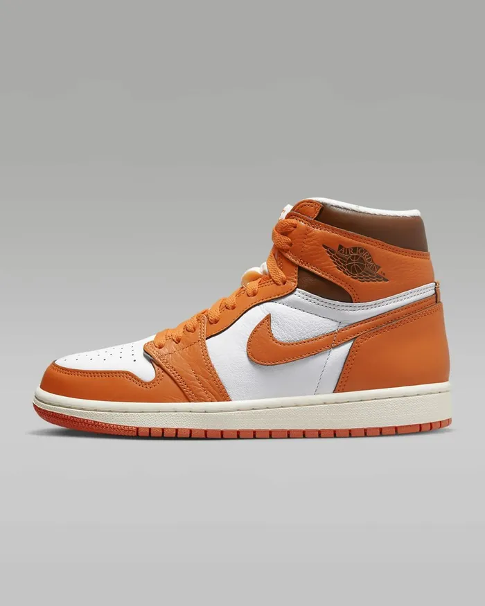 Women Air Jordan 1 Retro High Og Whitebrownsailstarfish Nike Jordan