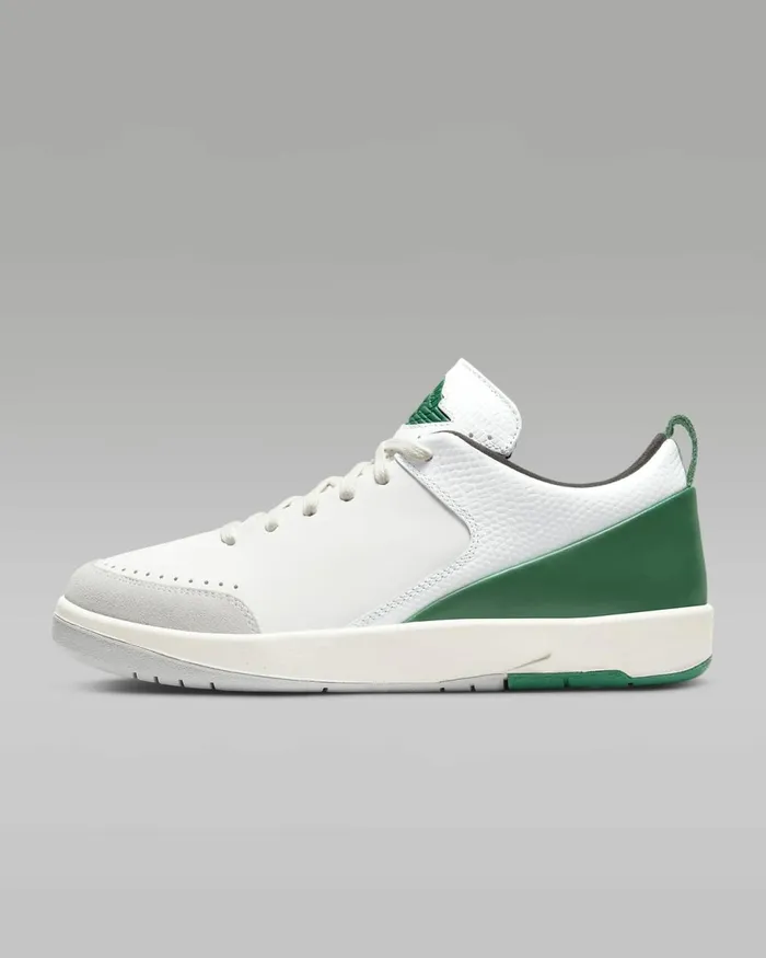 Women Air Jordan 2 Retro Low Se Whiteneutral Greysailmalachite Nike Lifestyle