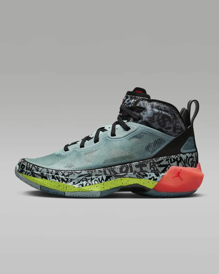 Women Air Jordan Xxxvii Satou Ocean Cubevoltblackflash Crimson Nike Jordan