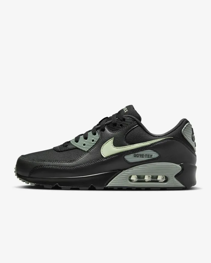 Women Air Max 90 GoreTex Blackanthracitemica Greenhoneydew Nike Lifestyle