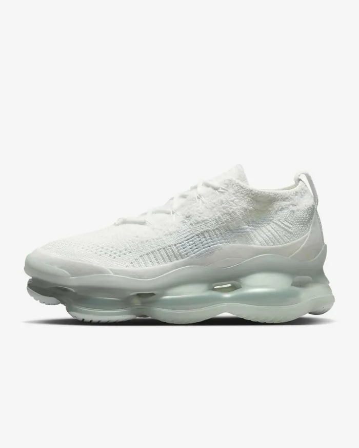 Women Air Max Scorpion Flyknit Whitefootball Greypure Platinum Nike Lifestyle Women Air Max Scorpion Flyknit Whitefootball Greypure Platinum Nike Lifestyle