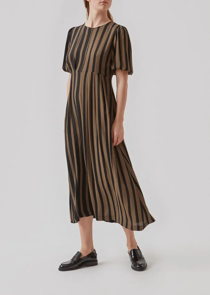 Women AliciaMD Print Dress Bold Sienna Stripe Modstrm Dresses