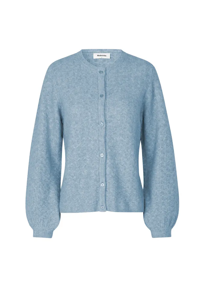 Women AlvesMD Cardigan Blue Pearl Modstrm Blouses and Knitwear