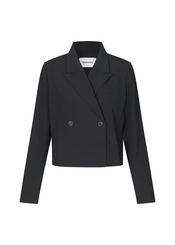 Women AnkerMD Short Blazer Black Modstrm Suits