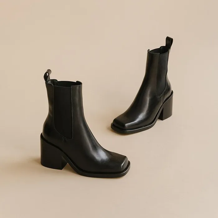 Women Ankle Boots Lowboots Jonak Boots With High Heels And Elastics