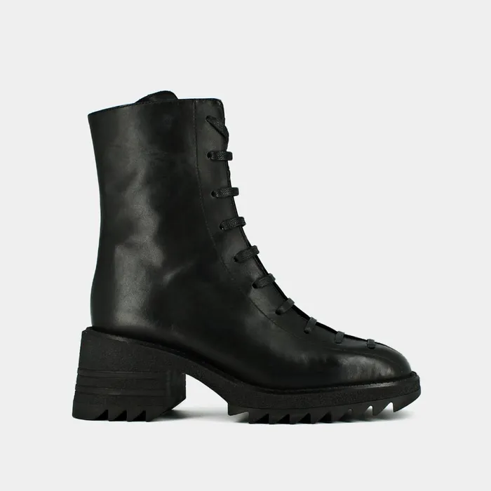 Women Ankle Boots Lowboots Jonak Boots With Notched Soles And Laces