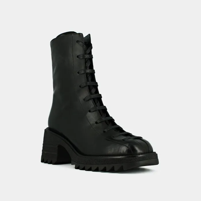 Women Ankle Boots Lowboots Jonak Boots With Notched Soles And Laces