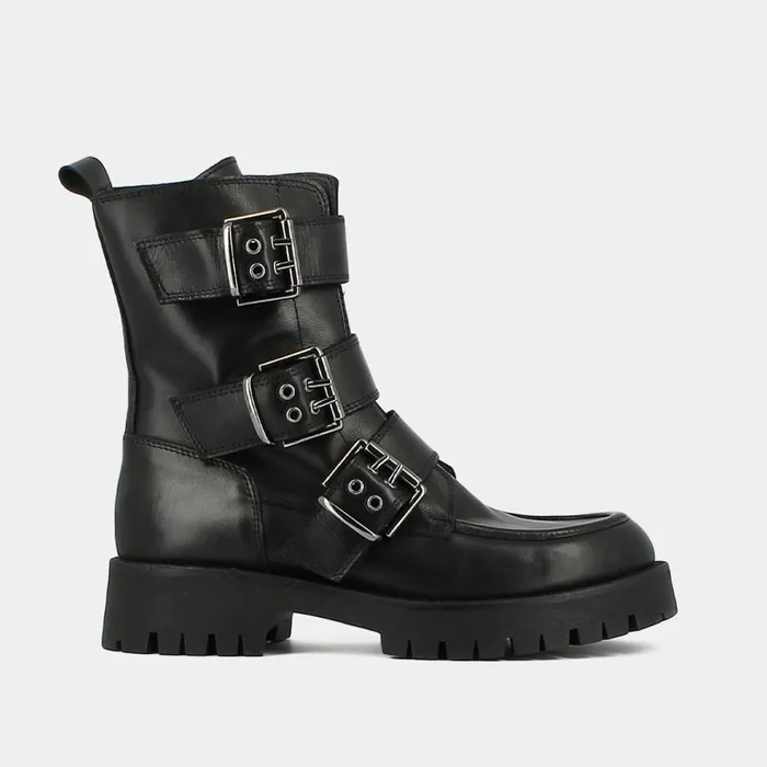 Women Ankle Boots Lowboots Jonak Boots With Notched Soles And Straps Women Ankle Boots Lowboots Jonak Boots With Notched Soles And Straps