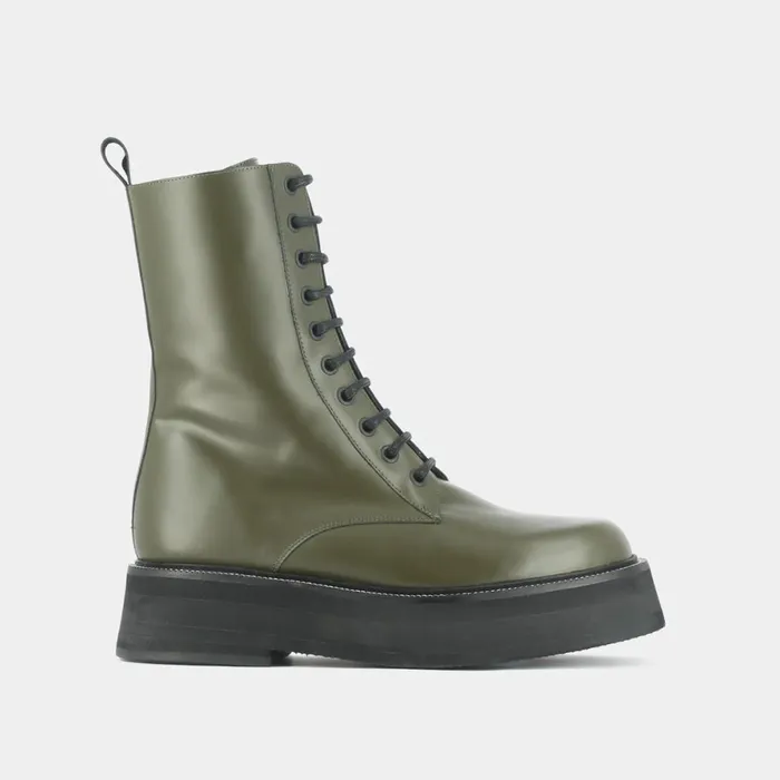 Women Ankle Boots Lowboots Jonak Laced Boots With Thick Sole