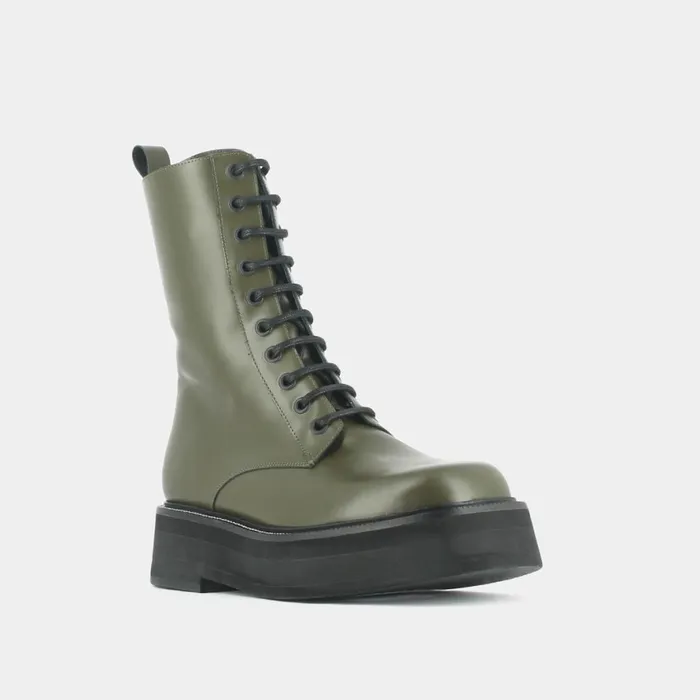 Women Ankle Boots Lowboots Jonak Laced Boots With Thick Sole
