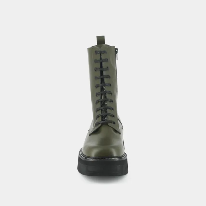 Women Ankle Boots Lowboots Jonak Laced Boots With Thick Sole