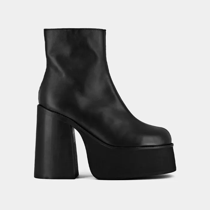 Women Ankle Boots Lowboots Jonak Platform Boots With Square Toes