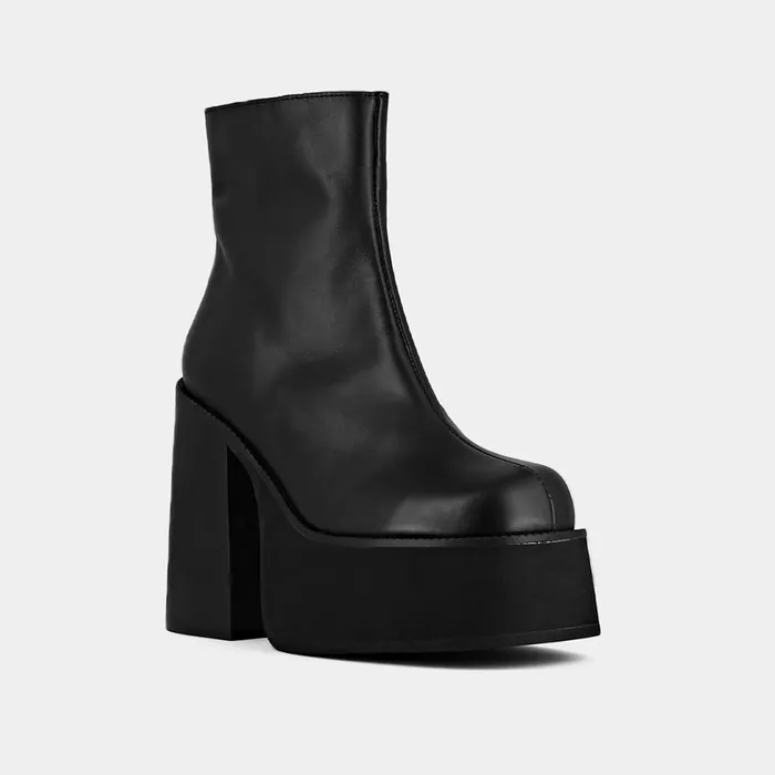 Women Ankle Boots Lowboots Jonak Platform Boots With Square Toes