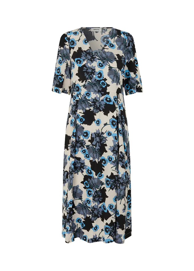 Women AnnalieMD Print Dress Shadow Flower Modstrm Dresses Women AnnalieMD Print Dress Shadow Flower Modstrm Dresses