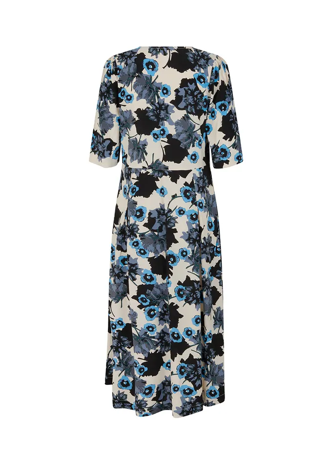 Women AnnalieMD Print Dress Shadow Flower Modstrm Dresses Women AnnalieMD Print Dress Shadow Flower Modstrm Dresses