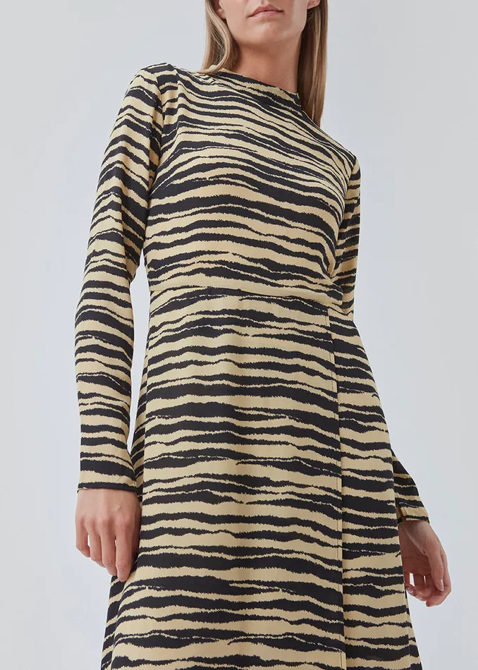 Women BeckyMD Print Dress Moonstone Tiger Modstrm Dresses