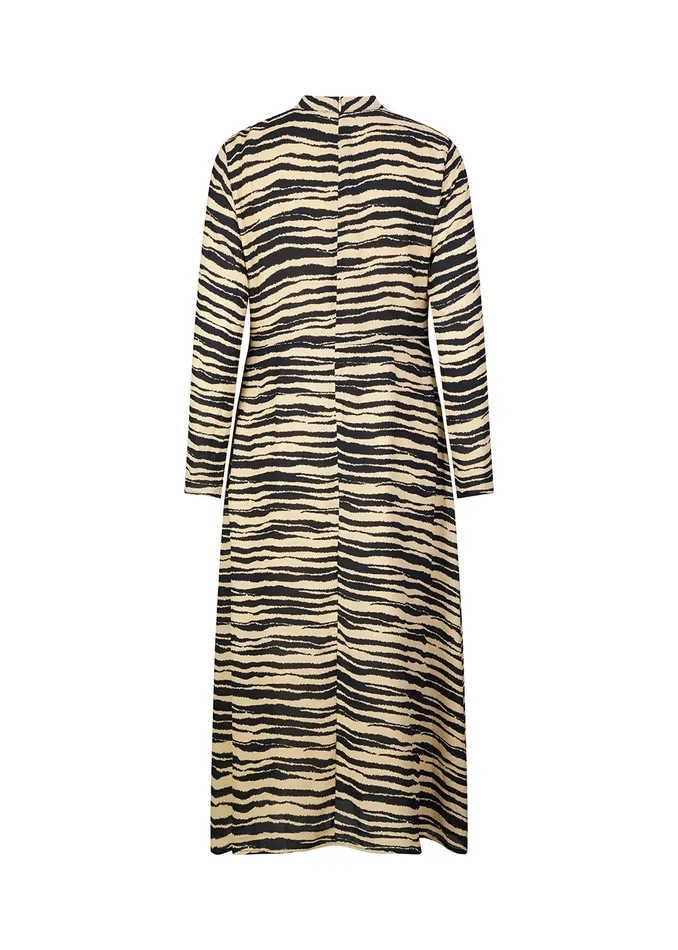 Women BeckyMD Print Dress Moonstone Tiger Modstrm Dresses Women BeckyMD Print Dress Moonstone Tiger Modstrm Dresses
