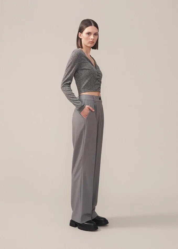 Women BennyMD Pants Grey Melange Modstrm Pants and Leggings Women BennyMD Pants Grey Melange Modstrm Pants and Leggings