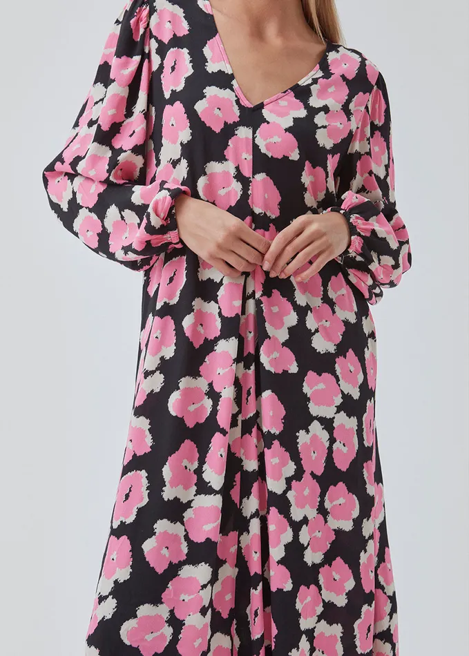 Women BibbieMD Print Dress Cosmos Fleur Modstrm Dresses