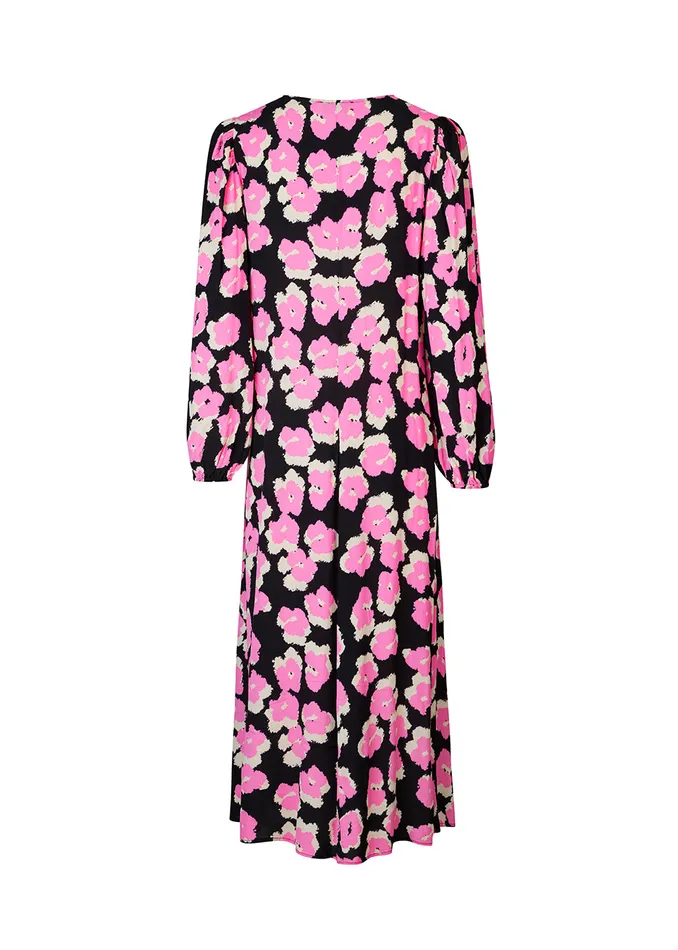 Women BibbieMD Print Dress Cosmos Fleur Modstrm Dresses Women BibbieMD Print Dress Cosmos Fleur Modstrm Dresses