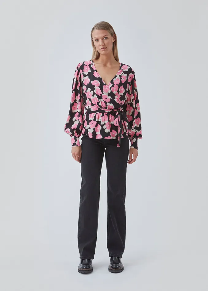 Women BibbieMD Print Top Cosmos Fleur Modstrm Tops
