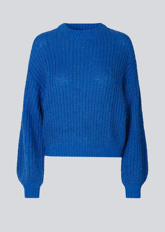Women BlakelyMD Oneck Bright Ocean Modstrm Blouses and Knitwear Women BlakelyMD Oneck Bright Ocean Modstrm Blouses and Knitwear