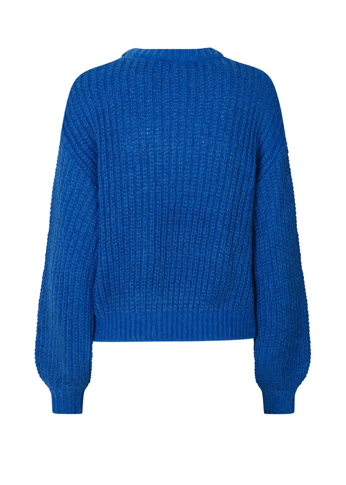 Women BlakelyMD Oneck Bright Ocean Modstrm Blouses and Knitwear Women BlakelyMD Oneck Bright Ocean Modstrm Blouses and Knitwear
