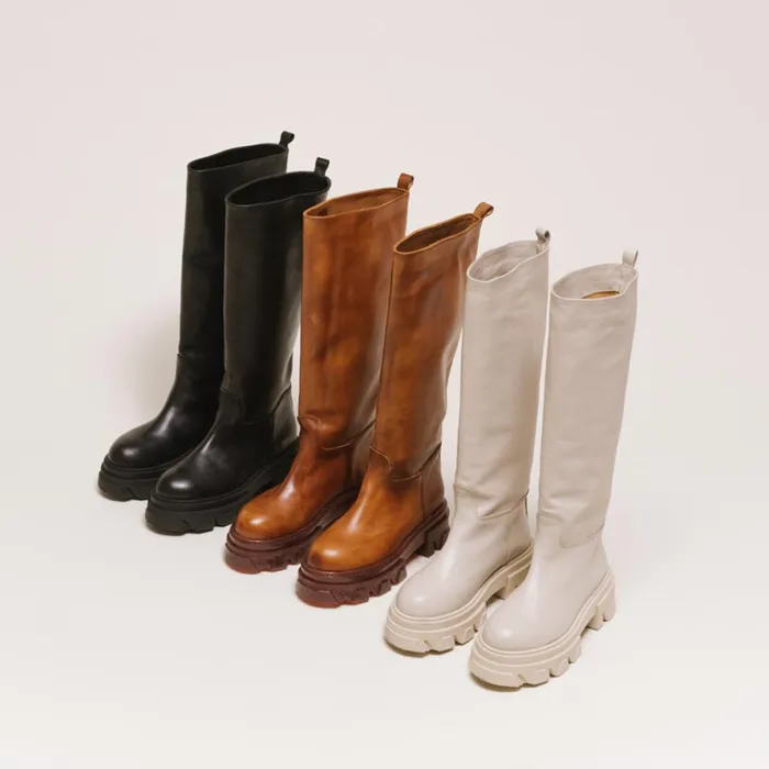 Women Boots Thighhigh Boots Jonak Boots With Notched Soles