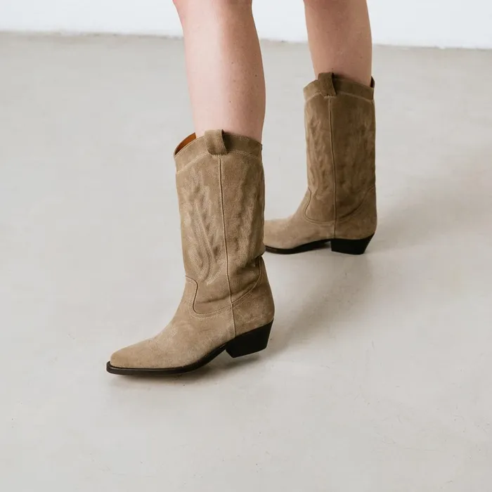 Women Boots Thighhigh Boots Jonak Pointed Toe Boots With Exposed Stitching