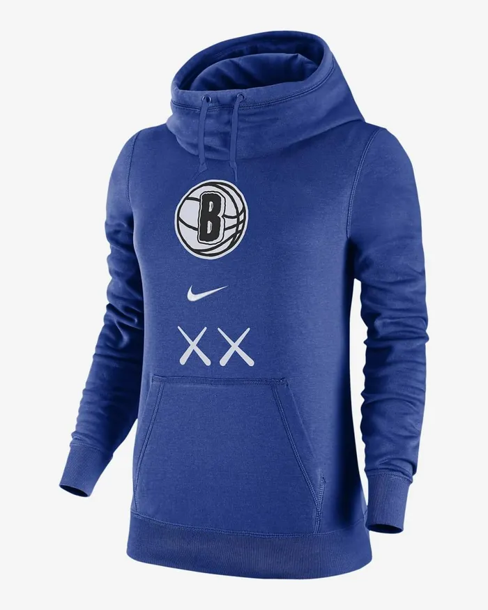 Women Brooklyn Nets Club Fleece 202324 City Edition Rush Blue Nike Hoodies And Sweatshirts Women Brooklyn Nets Club Fleece 202324 City Edition Rush Blue Nike Hoodies And Sweatshirts