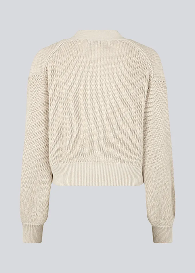 Women CalloMD Cardigan Summer Sand Modstrm Blouses and Knitwear Women CalloMD Cardigan Summer Sand Modstrm Blouses and Knitwear