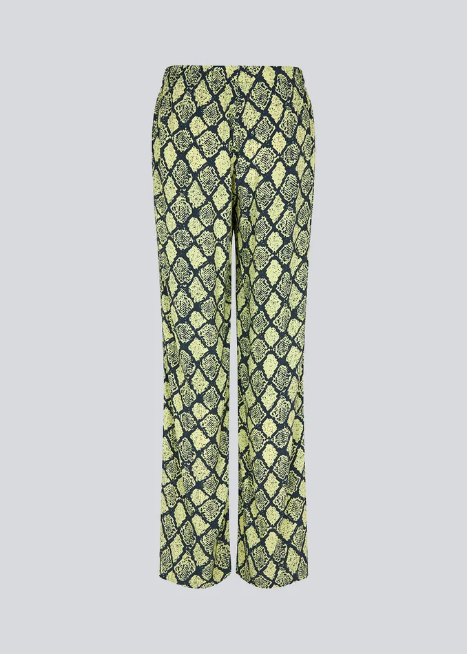 Women CamilaMD Print Pants Yellow Snake Modstrm Pants and Leggings Women CamilaMD Print Pants Yellow Snake Modstrm Pants and Leggings