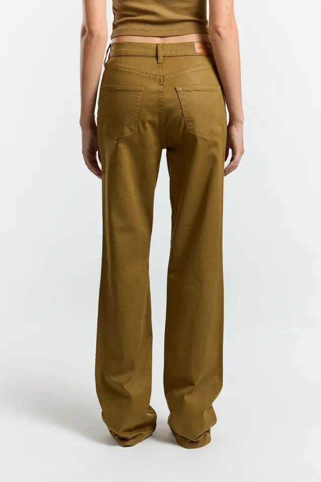 Women Cindy Pant Burnt Honey Coated COTTON CITIZEN Denim