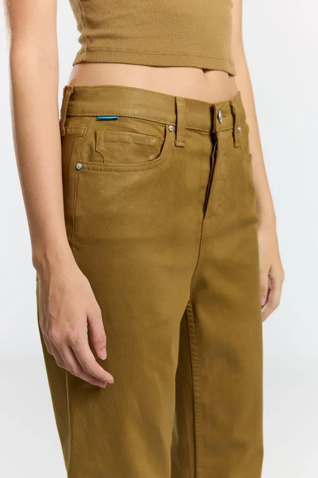 Women Cindy Pant Burnt Honey Coated COTTON CITIZEN Denim