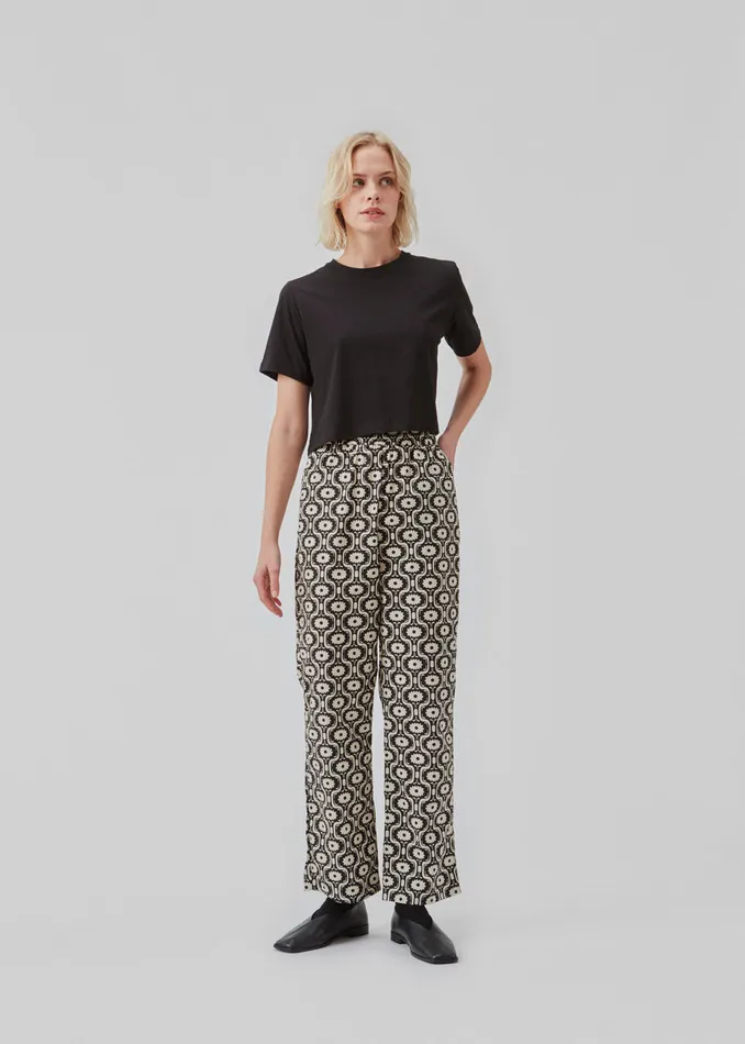 Women CoraMD Print Pants Seventies Fleur Modstrm Pants and Leggings Women CoraMD Print Pants Seventies Fleur Modstrm Pants and Leggings