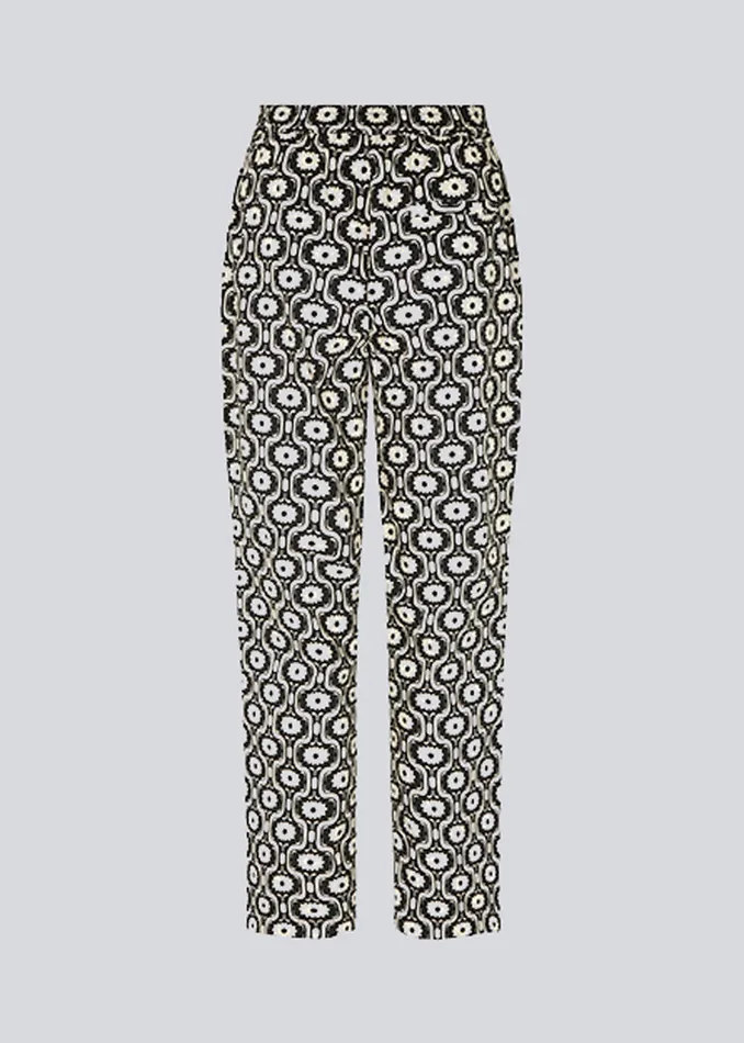 Women CoraMD Print Pants Seventies Fleur Modstrm Pants and Leggings Women CoraMD Print Pants Seventies Fleur Modstrm Pants and Leggings