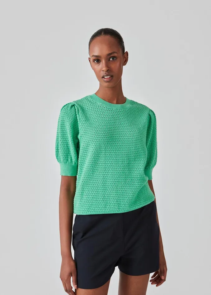 Women DariaMD Oneck Calm Jade Modstrm Blouses and Knitwear