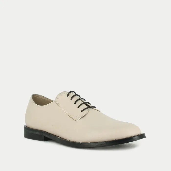 Women Derbies Oxfords Jonak Beige Leather Derbies
