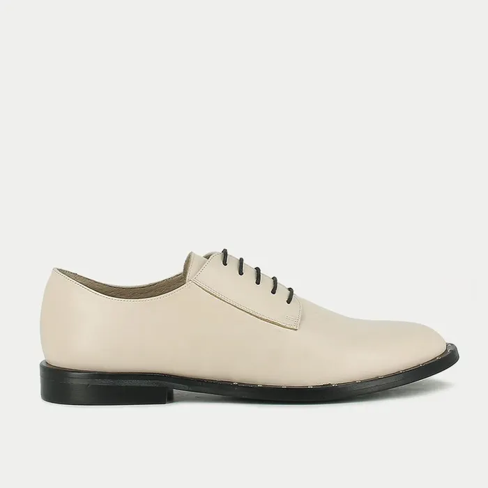 Women Derbies Oxfords Jonak Beige Leather Derbies