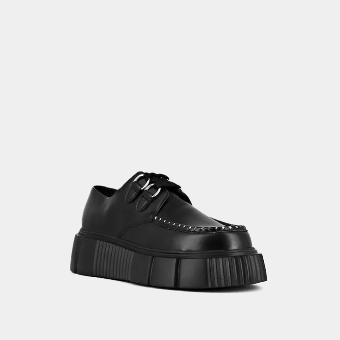 Women Derbies Oxfords Jonak Platform Loafers With Silver Details