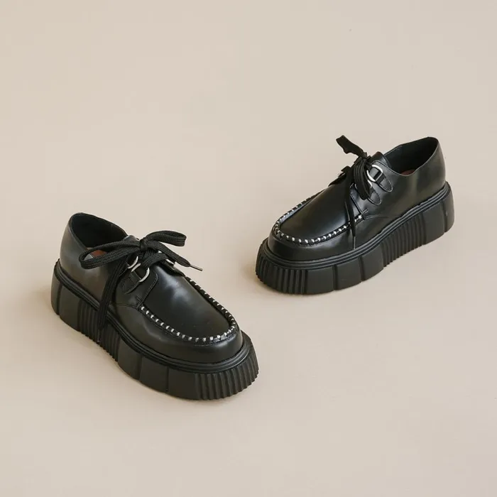 Women Derbies Oxfords Jonak Platform Loafers With Silver Details