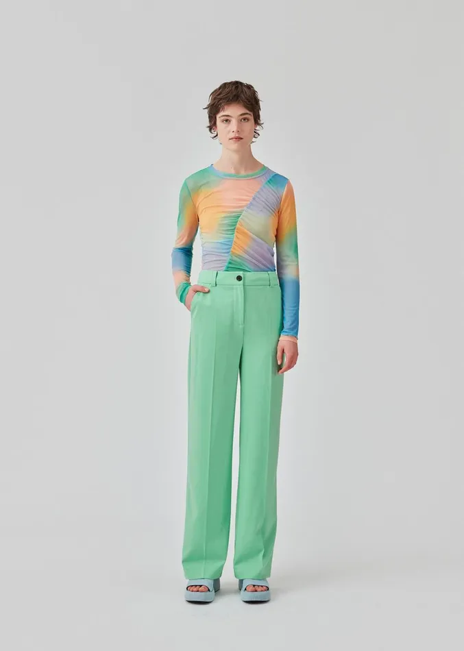 Women DinneMD Print Top Rainbow Blur Modstrm Tops Women DinneMD Print Top Rainbow Blur Modstrm Tops