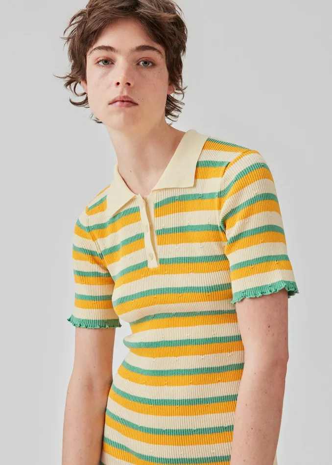 Women DorisMD Dress Jade Gold Stripe Modstrm Dresses