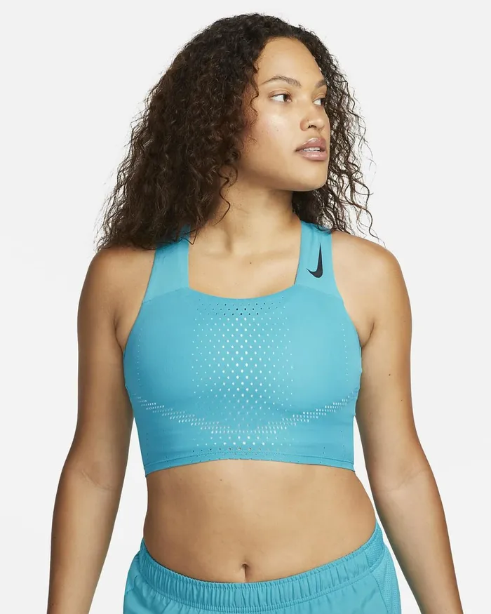 Women DriFit Adv Aeroswift Rapid Tealblack Nike Tops And TShirts