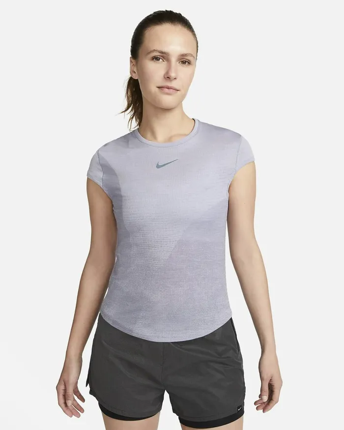 Women DriFit Run Division Oxygen Purpleindigo Haze Nike Tops And TShirts