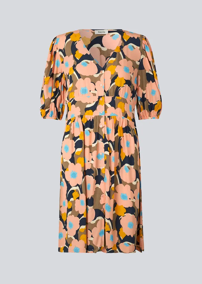 Women DustinMD Print Dress Sunset Bouquet Modstrm Dresses Women DustinMD Print Dress Sunset Bouquet Modstrm Dresses