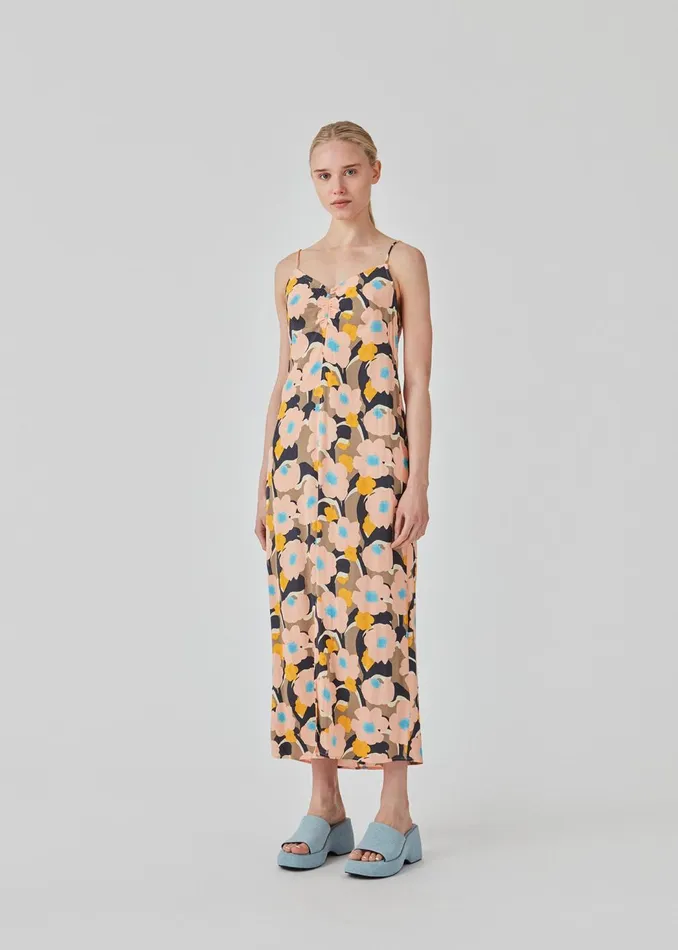 Women DustinMD Print Strap Dress Sunset Bouquet Modstrm Dresses